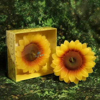 

1pcsNew Hand-made Creative Simulation 3D Flower Candle Sunflower Birthday Girlfriend Customer Gifts Birthday Decoration Candles