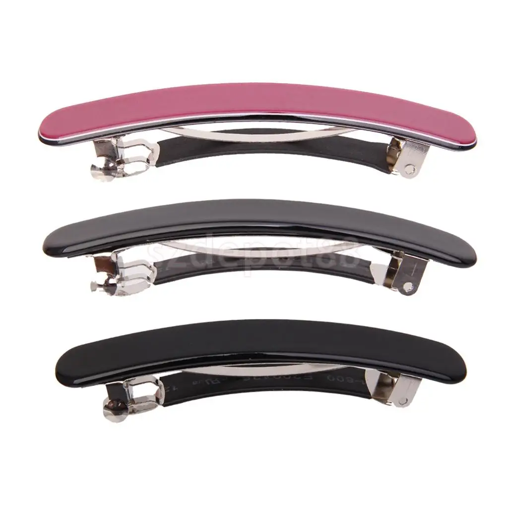 3pcs Fashion Girls Acrylic Hair Clip Barrette Hairpin Ponytail Holder Korean Style Fascinators Headpieces