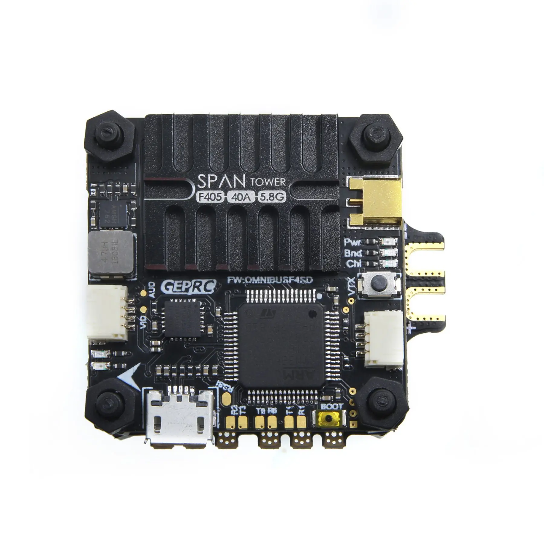 GEPRC SPAN F4 башня F405 управление полетом Betaflight интегрированный 5 8G 48CH VTX + BLHeli_S/Dshot600 40A ESC