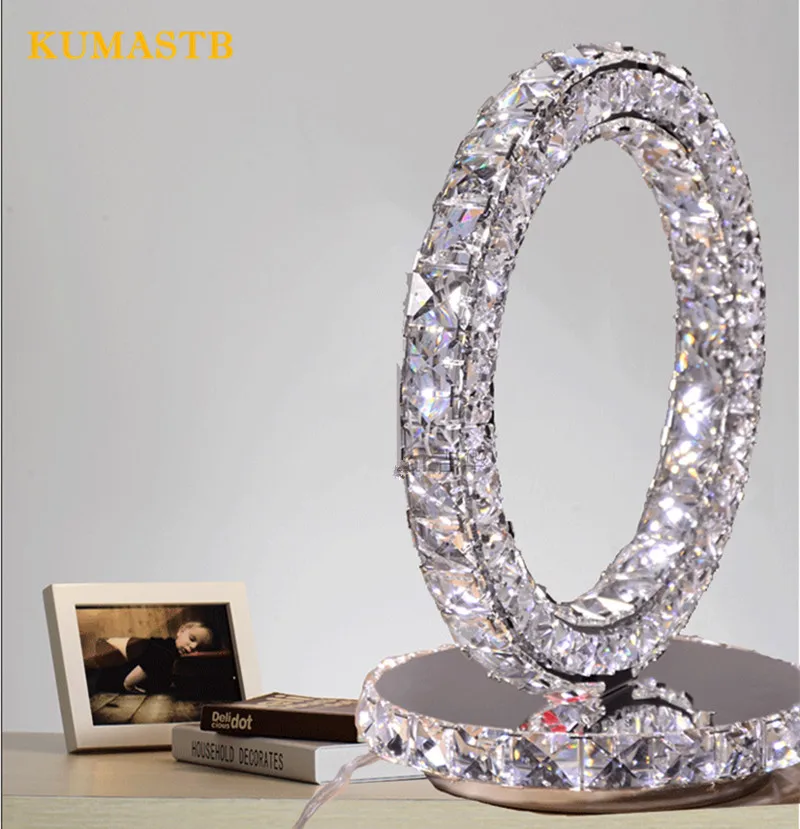 Round Crystal Table Lamp 13