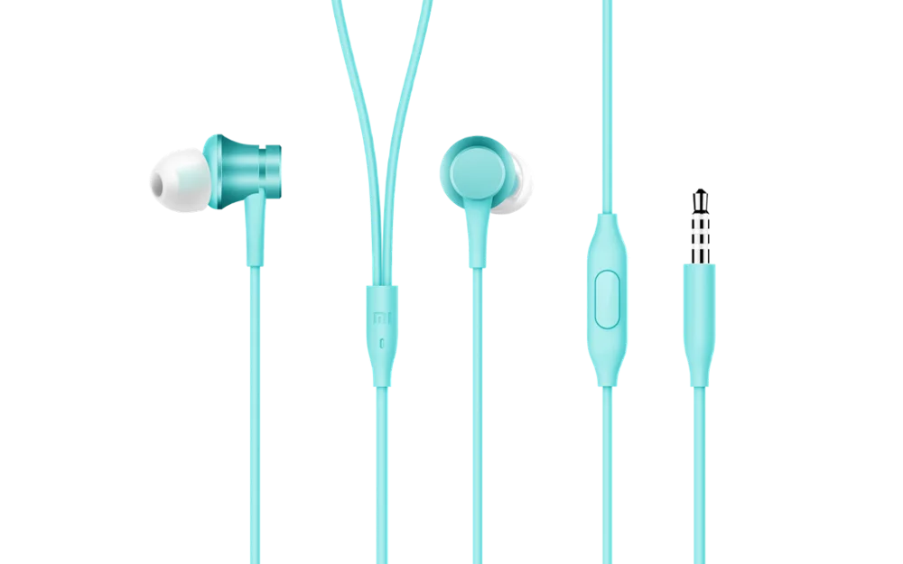 Original Xiaomi Piston In-Ear Headphones Basic Colorful Edition Wire Control Noise Cancelling Mi Earphone Basic