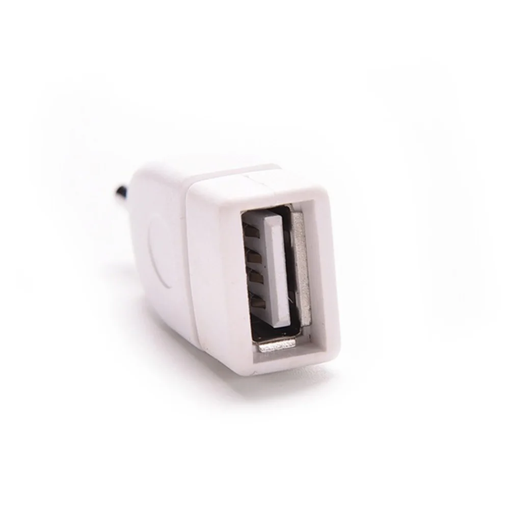 Конвертер адаптер штекер 3,5 мм штекер AUX аудио разъем для USB 2,0 Женский Высокое качество Белый#0225