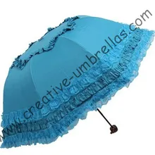 Зонты принцессы, солнцезащитный крем, UPF> 50+, ladies'parasol, Летний стиль, черное серебряное покрытие, карманный зонтик, УФ-защита, шнуровка