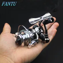 FANTU 100# катушка для подледной рыбалки, мини Катушка для спиннинга 2/60, емкость катушки 1/120, цинковый сплав, маленькие аксессуары для подледной рыбалки, инструменты