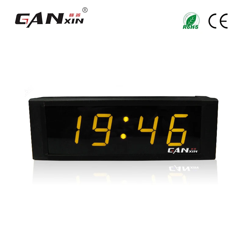 [Ganxin]1" Programmable Led Remote Control Home Led Clock Led Alarm