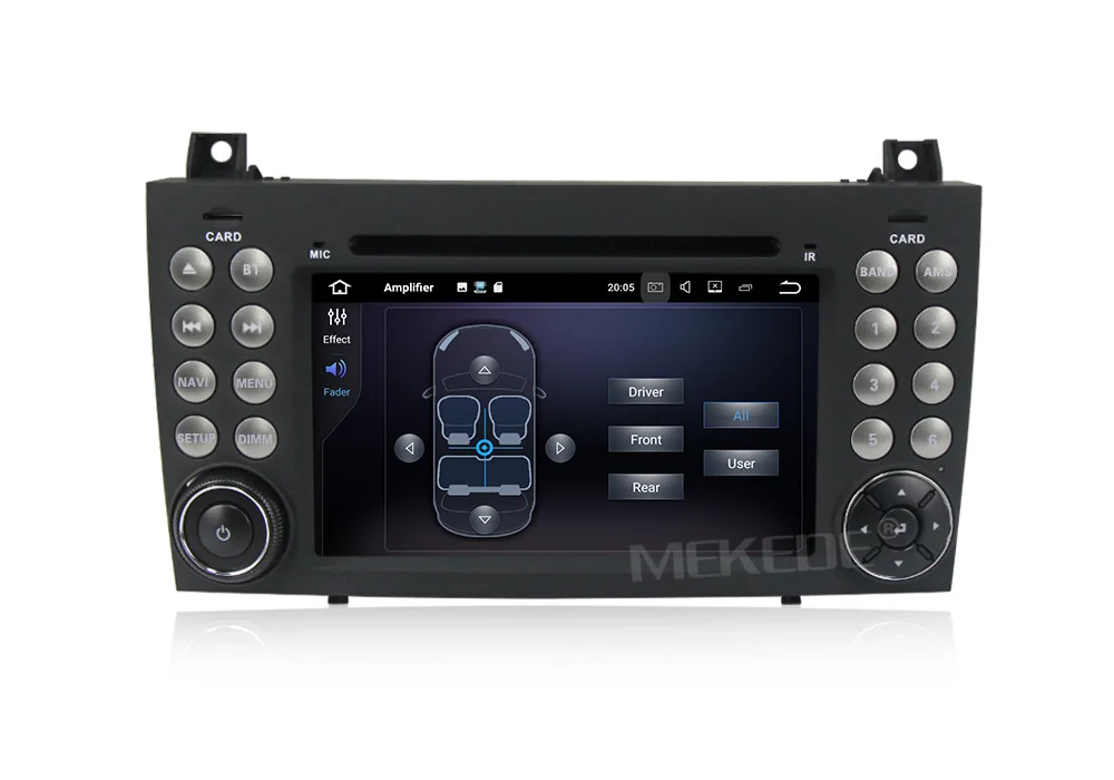 Discount Quad core Android 7.1 car radio dvd player for benz R171 SLK200 SLK230 SLK280 SLK300 W171 with GPS navigation 2GB RAM 16G ROM 22