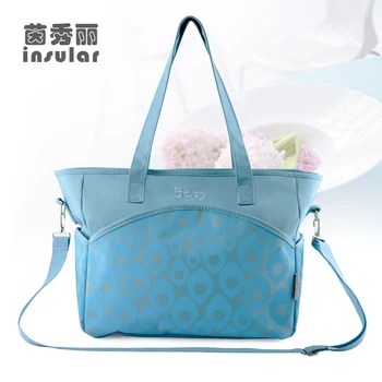 

Hot Sale Deluxe Large Capacity Microfiber Diaper Bag Nappy Bag Mummy Bag With High Grade Workmanship