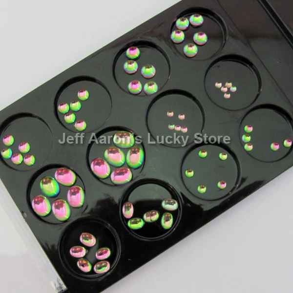 60 шт. акриловые украшения для ногтей радужного цвета|accessori moto|decorative desk accessoriesdecorative