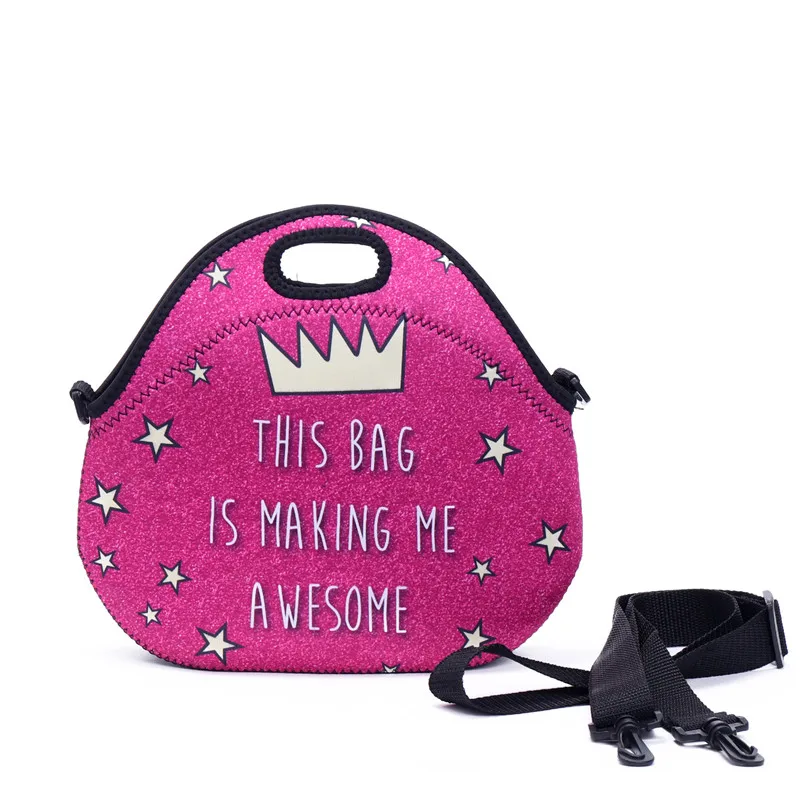 

soopream Thermal Insulated 3d print picnic bag Lunch Bags for Women Kids Thermal Bag Lunch Box Food Picnic Bags Tote Handbags