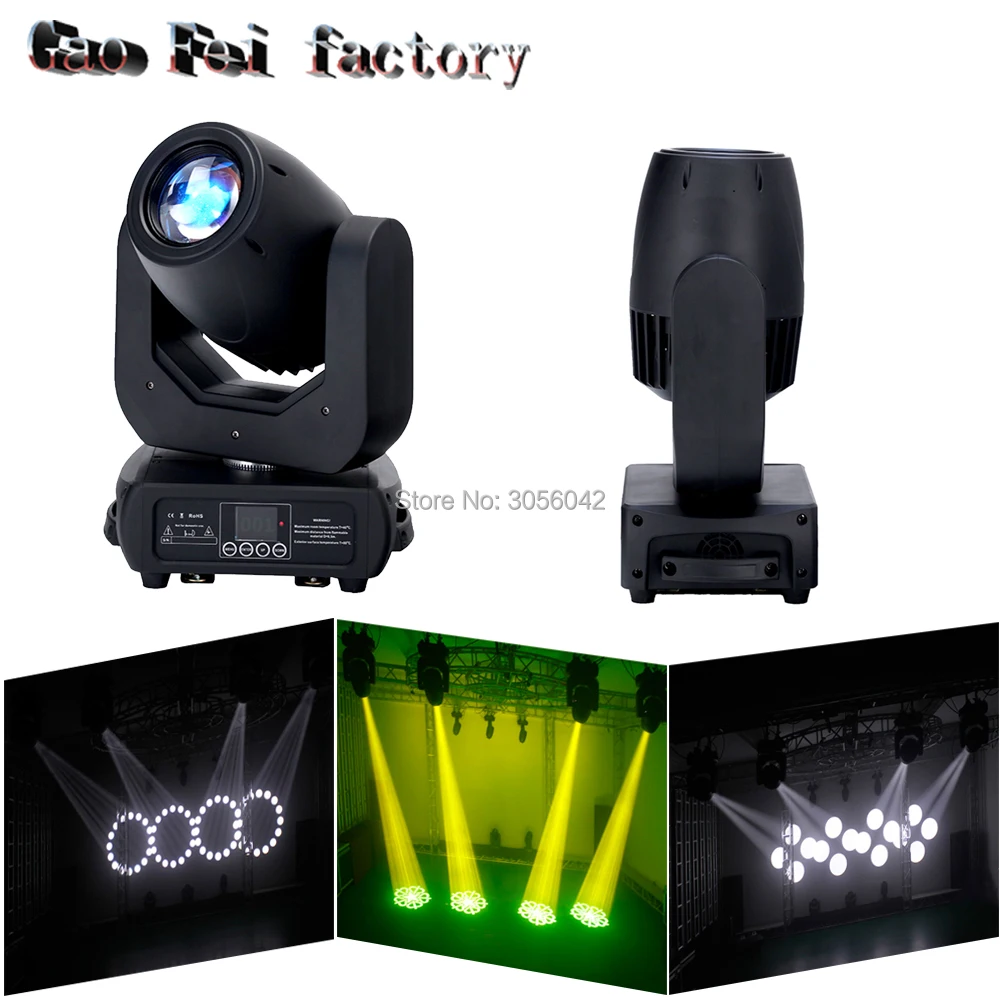 

2pcs/lot ZOOM led moving head spot lights 150w Effects 3 prism Spot Stage Lighting Dj Equipment dj lighting