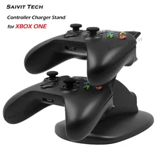 Двойной Геймпад контроллер зарядное устройство Подставка высокого качества USB светодиодный Быстрая Зарядка Док-станция для Xbox One игровой контроллер
