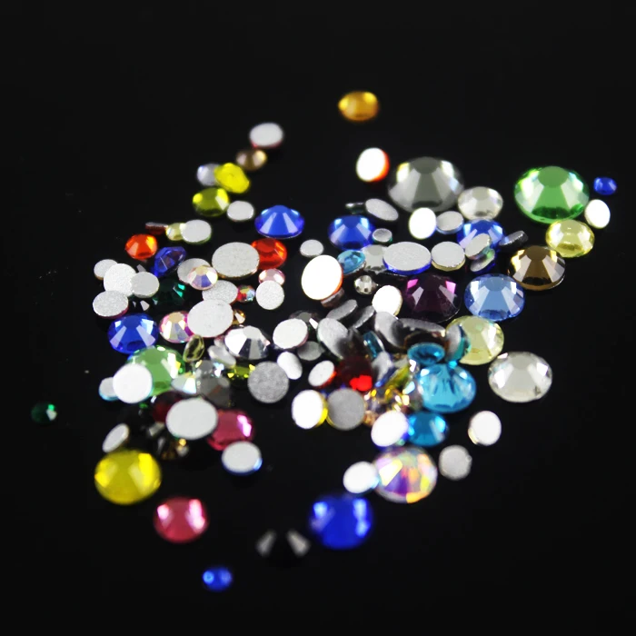 Strass Para Artesanato дизайн ногтей Смешанные Разноцветные украшения 1 5 6 мм сверкающие