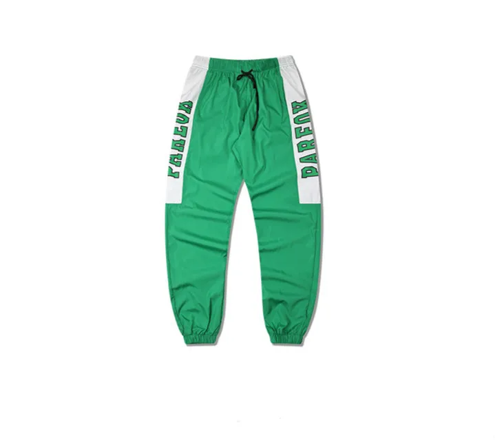 High Street Винтаж хип хоп Wear брюки Для мужчин скейтборд Pareok принт осень Pantalon Homme для и