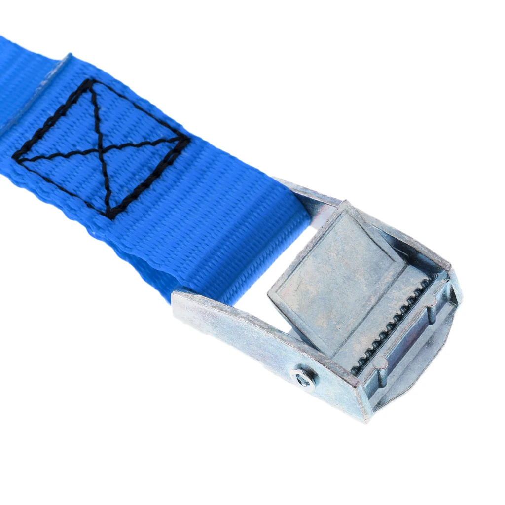 1 Pcs Heavy Duty Kayak Tie Down Straps Rope Metal Cam-locking Buckle Strong for Outdoor Camping Canoes Surfboard Roof Racks 