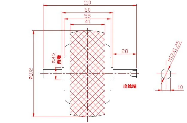 4inch gearless drawing