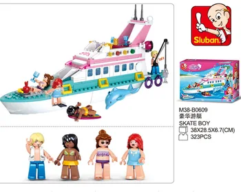 

0609 323pcs Girl's Dream Constructor Model Kit Blocks Compatible LEGO Bricks Toys for Boys Girls Children Modeling
