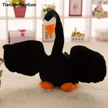 Моделирование животных большой 60 см Черный лебедь плюшевая игрушка мягкий бросок рождественские подарки Подушка w1736