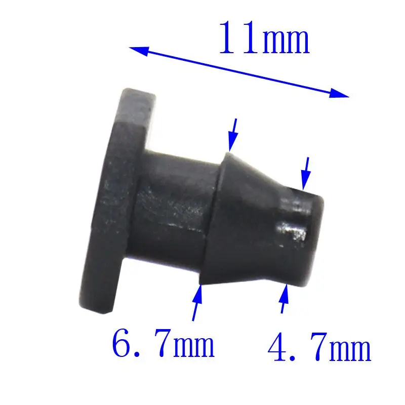 Wxrwxy заглушка пластиковый шланг водяное уплотнение садовый шланг заглушка 4/7 заглушка пробка для ирригационной системы капельного орошения фитинги 100 шт