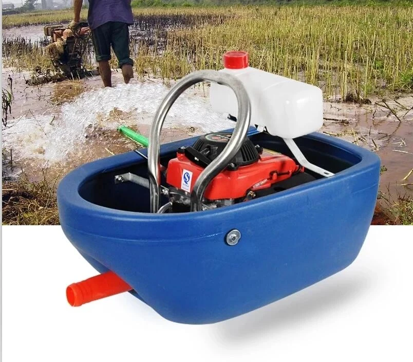 Gas Power Water Boat Pump 4 Stroke Gasoline Petrol Engine Floating