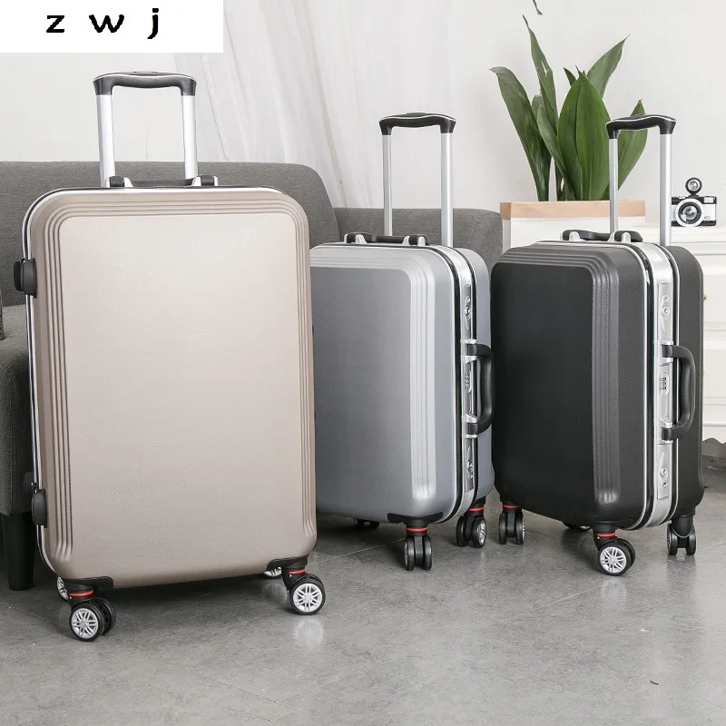 20 24 inch Korean Business aluminum frame luggage trolley case