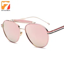 De Lujo más nuevo de gafas de Sol Mujeres Hombres diseñador de la marca Pilot thom Browne Gafas de Sol de Recubrimiento de La Vendimia Sombras Gafas de Estilo Europeo