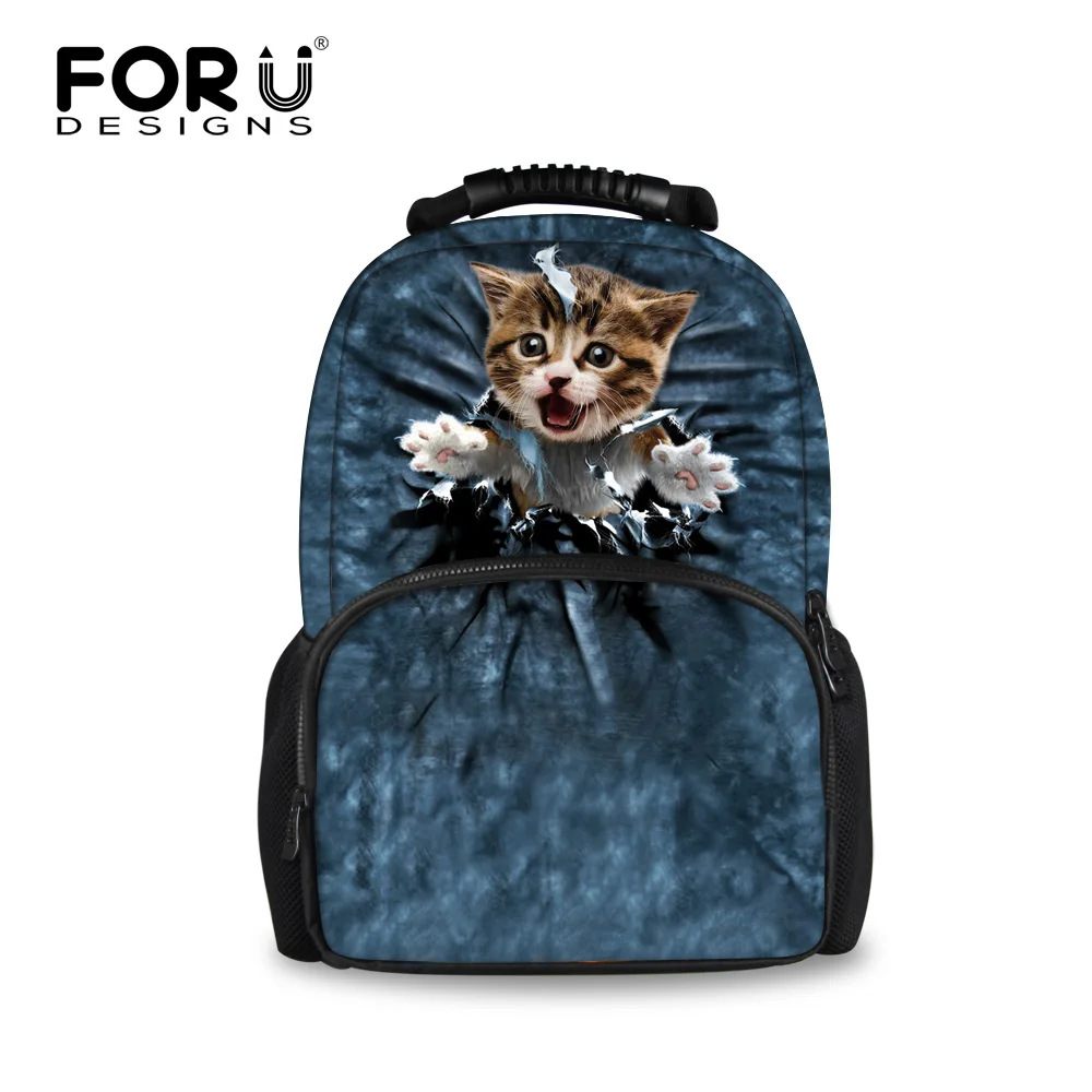 Buy FORUDESIGNS Fashion Cat Backpack Bag Women School