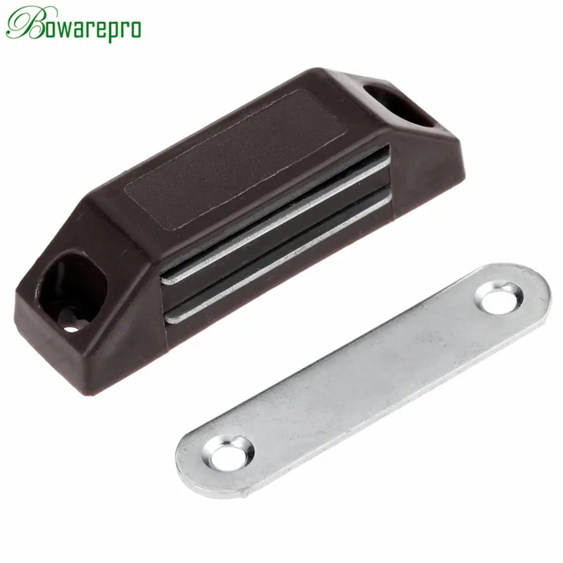 Bowarepro 59*16 мм Магнитные защелки двери кухонный шкаф Магнитная защелка для шкафа защелка для мебели+ винты 2 шт