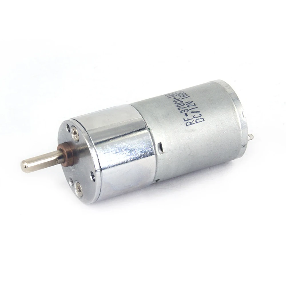 

GB25RP DC 12V/24V Geared Motor 360rpm 20/50/60/70/100/200/800RPM Speed 25MM Off-axis Gear Motor