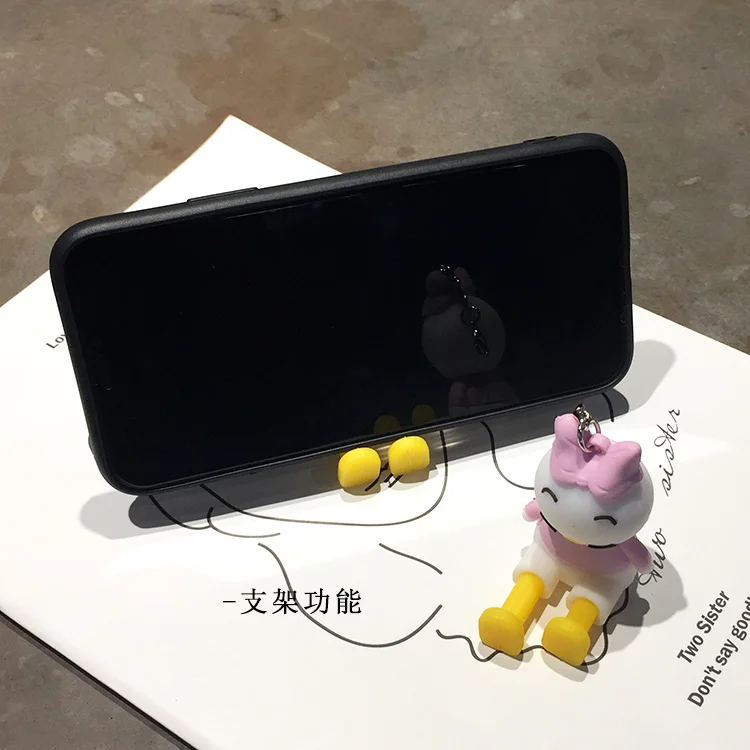 3D милый мягкий чехол с маргариткой Дональдом Даком игрушечная подставка +