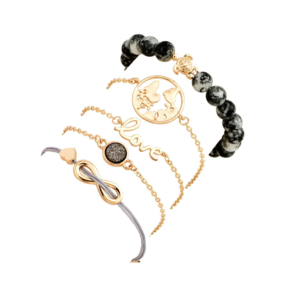 

Charm Bracelets Bangles For Women Fashion Bracelets Sets Jewelry Surprise Valentine's Day Gifts