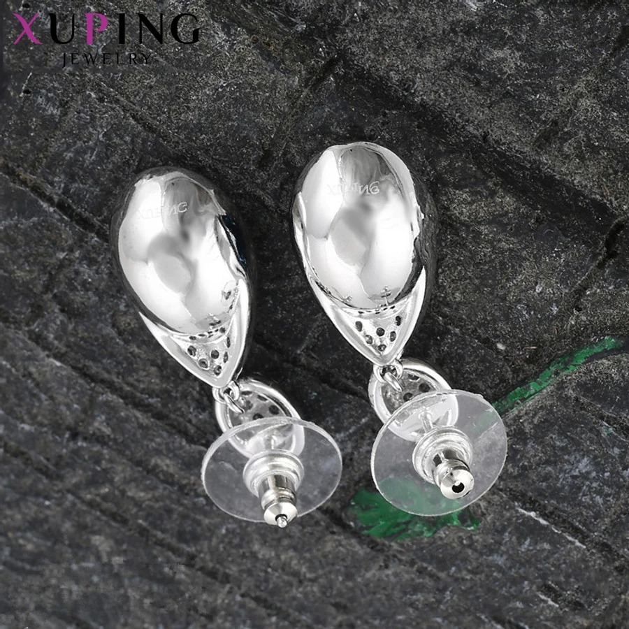 Xuping романтический стиль изысканные серьги-гвоздики кристаллы от Swarovski популярные ювелирные изделия для женщин Подарки на день благодарения S142.2 94689