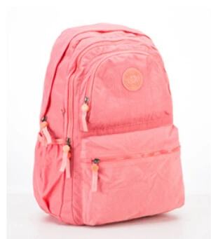 TEGAOTE, школьный рюкзак для девочек-подростков, нейлоновый, Повседневный, Mochila, женские рюкзаки, Женский Одноцветный Известный Рюкзак для ноутбука, женский рюкзак - Цвет: pink