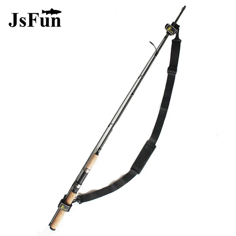 

Reusable Fishing Rod Tie Strap Sling Band Adjustable Shoulder Belt Accessories Travel Fishing Tackle Pole Holder PJ78