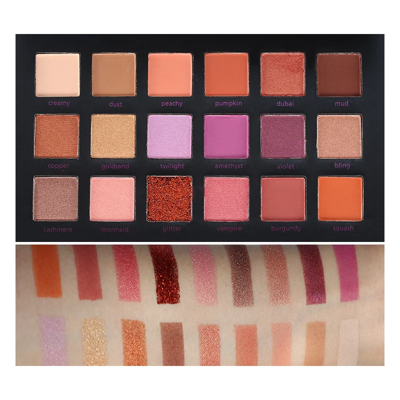 BEAUTY GLAZED 18 оттенков пустынные Сумерки матовые тени для век Палитра Женская