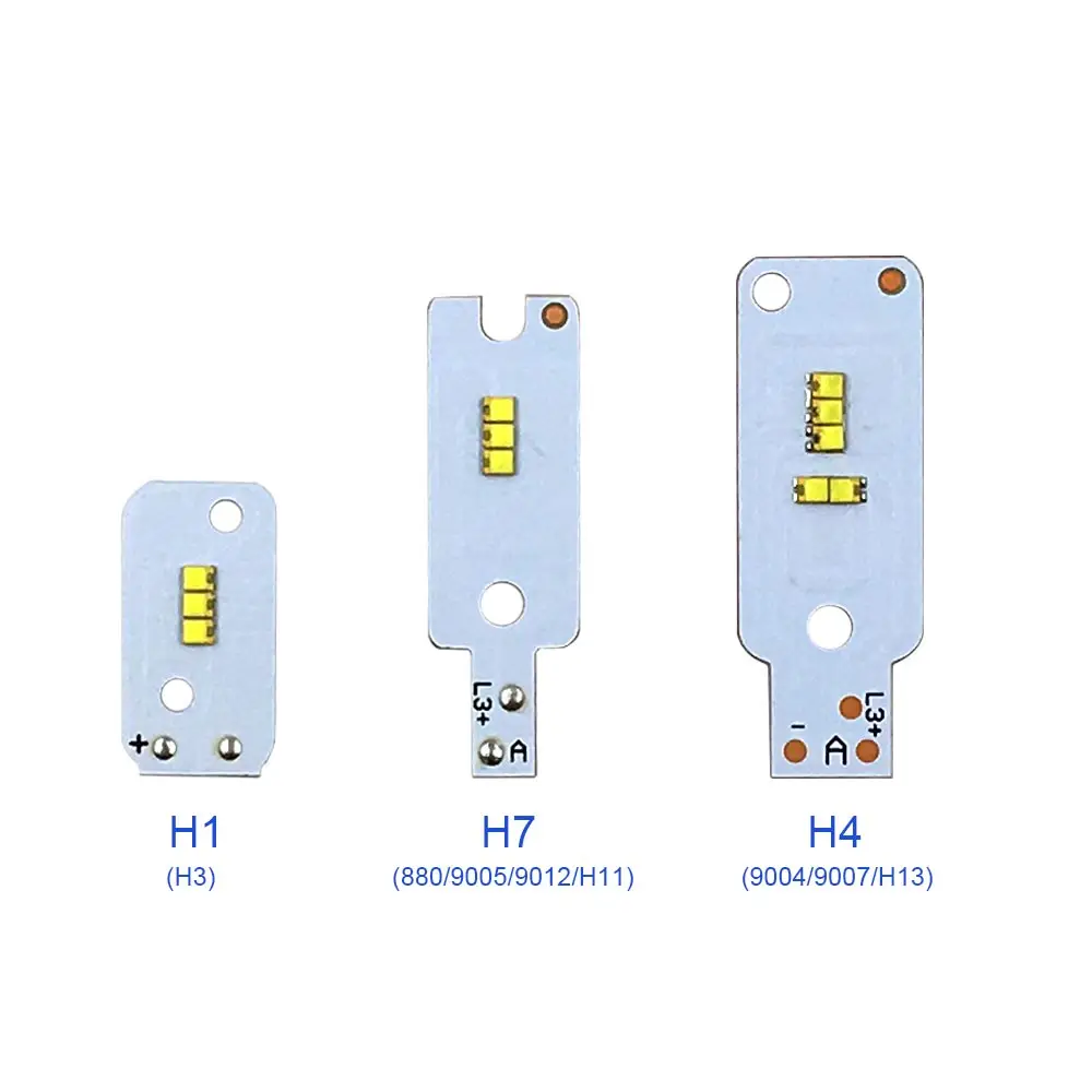 2 шт. зэс COB светодиодный чип для X3 автомобилей головной светильник лампы H1 H3 H4 H7 9005 9006 880 H13 9004 9007 авто фары светильник источник X3 зэс чип