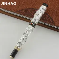Высококачественная Роскошная Авторучка JinHao Dragon, винтажная чернильная ручка 0,5 мм, ручки для письма, офисные принадлежности caneta tinteiro