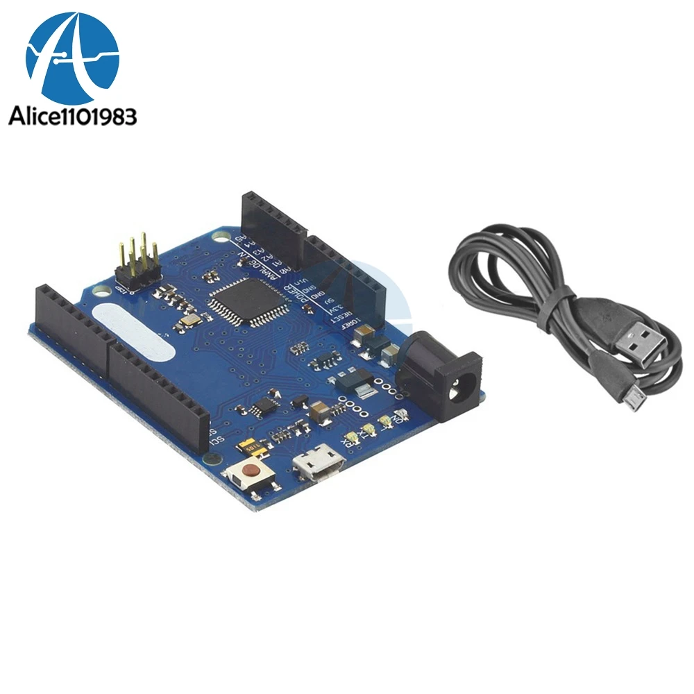

5V 16MHZ Leonardo R3 Pro Micro Atmega32u4 Pro Development Board with Free USB Cable Compatible Module Diy Electronic PCB Board