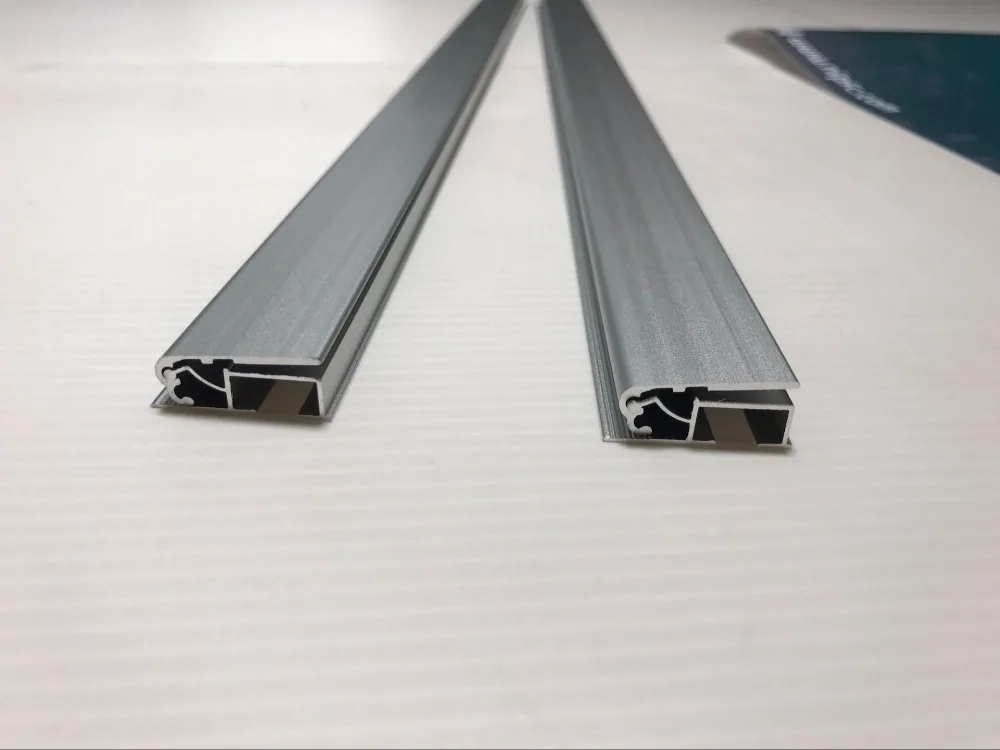 Buy 50CM aluminium clip on poster hanger strip supermarket advertising banner