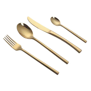 

304 stainless steel spoon fork knife gift box set of four