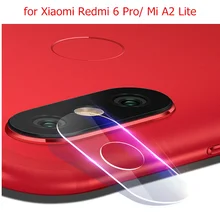 Для Xiaomi mi A2 Lite/Red mi 6 Pro защита для экрана камеры задняя камера Стекло Объектив защитная пленка из закаленного стекла