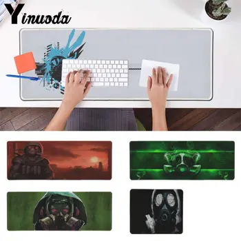 

Yinuoda Custom Skin Gas mask Durable Rubber Mouse Mat Pad Free Shipping Large Mouse Pad Keyboards Mat mouse pad