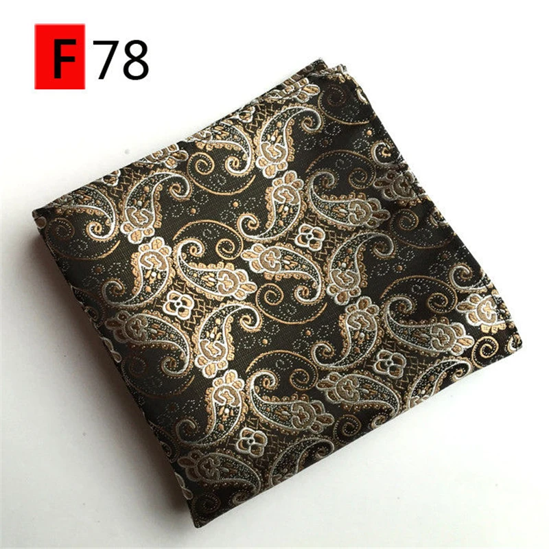 men scarf style 2 Pcs/Set Luxury Golden Paisley Formal Scarf Set Jacquard Woven Scarves with Handkerchief for Men mens designer scarf