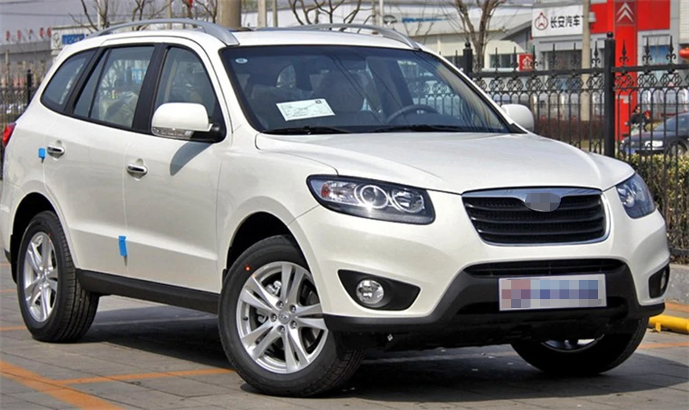 Для hyundai Santa Fe 2008 2009 2010 2011 2012 автомобильные фары прозрачные линзы Авто оболочка Крышка