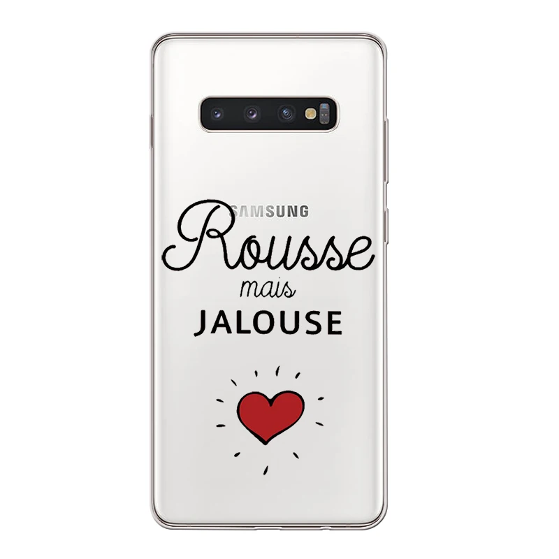 Чехол ciciber French Love Amor для samsung Galaxy S9 S8 S7 S6 S10 S10e S10+ Edge Plus S5 Mini мягкий чехол для телефона из ТПУ