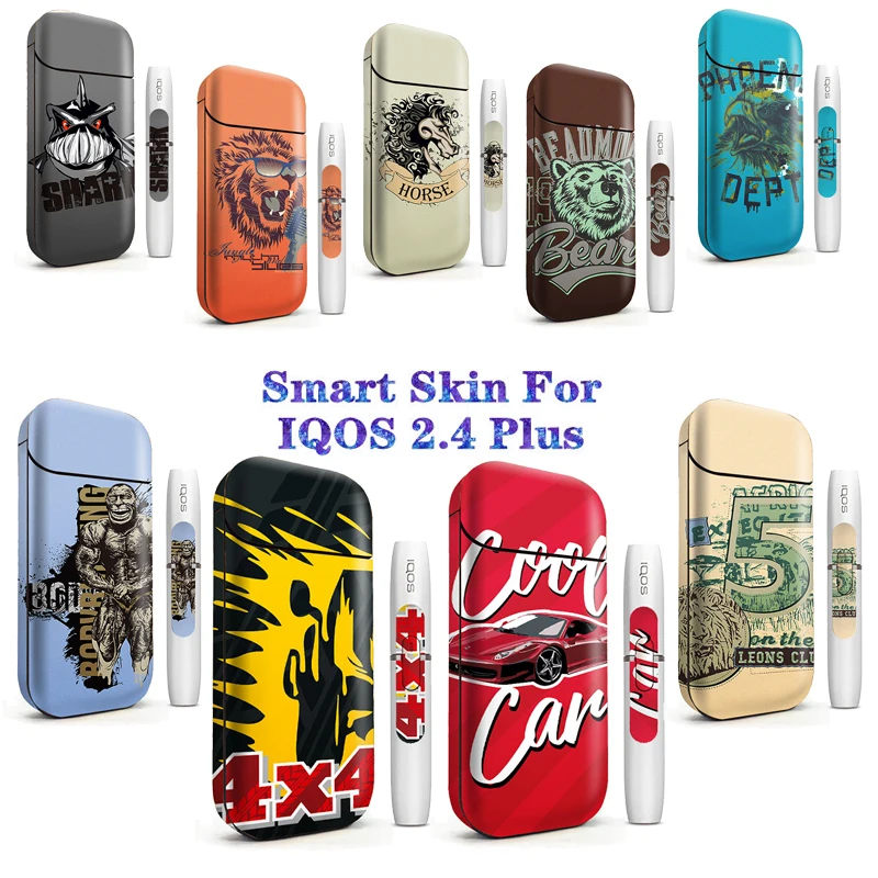 

The latest 2.5d printing technology fashionable hd 3d decals are suitable for IQOS 2.4 Puls waterproof protection decals