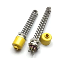 DN40(1-1/") водонагреватель Нагревательный элемент, 220 В/380 В, 201 нержавеющая сталь бойлер управления резервуар для воды, 3 кВт/6 кВт/9 кВт/12 кВт