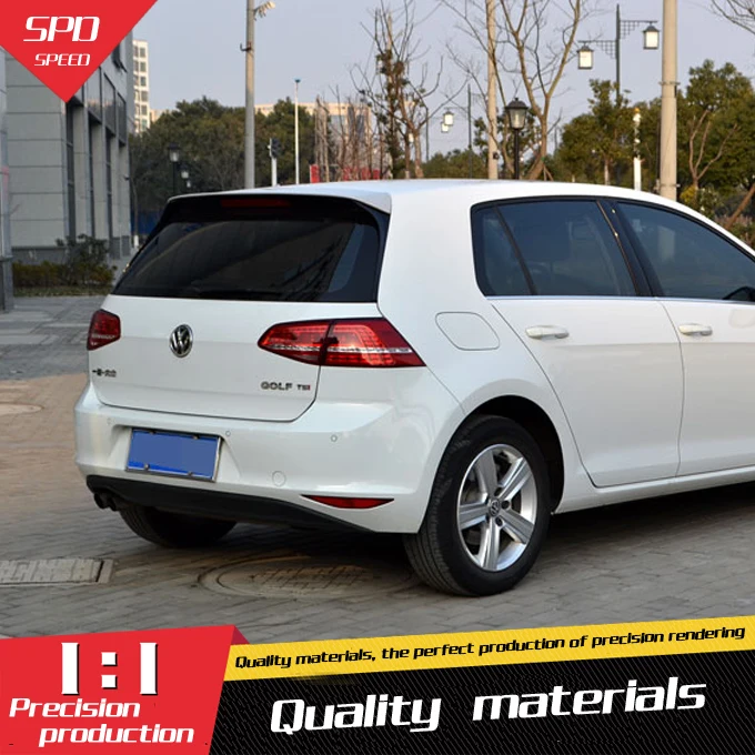 For VW gti mk7 Golf Spoiler ABS Material Car Rear Wing Primer Color Rear Spoiler For Volkswagen