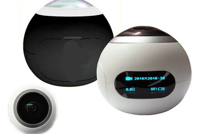 New 12 million 1.5 screen 360 degree waterproof panoramic motion camera VR 3d HD camera