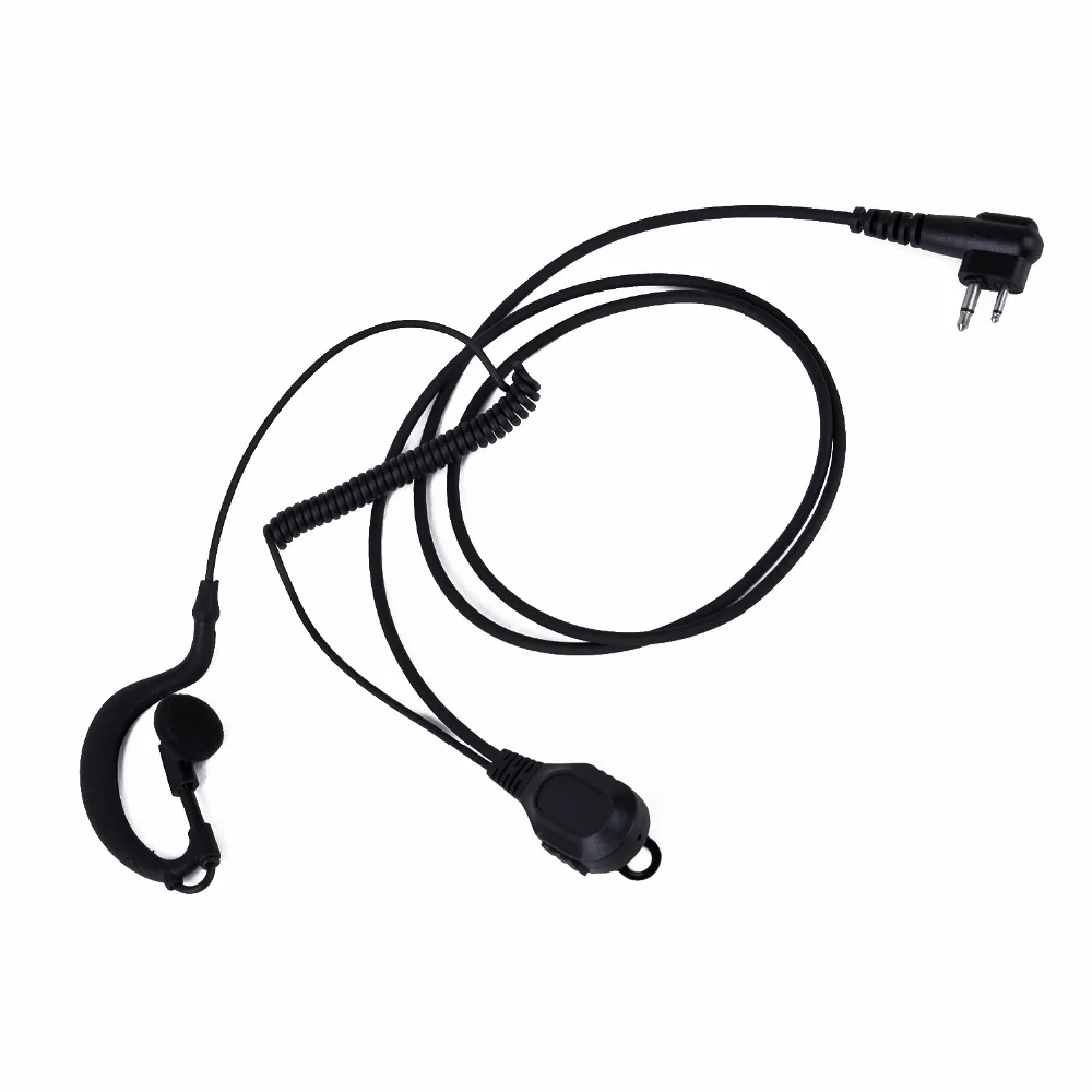2Pin M Plug 102 Curve наушник PTT MIC для Motorola CP040 GP300 GP68 GP88S GP308 CLS1450 двухсторонняя Радио рация
