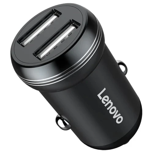 Оригинальное автомобильное зарядное устройство Lenovo HC11 с двумя USB портами для